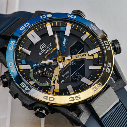 Casio Edifice ECB-2000NP-1ADF Nighttime Drive Series Digital Analog Dial Black Resin Band