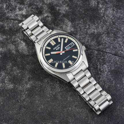 Seiko 5 Sports SRPK89K1 SNXS Series Men Black Dial Stainless Steel Strap