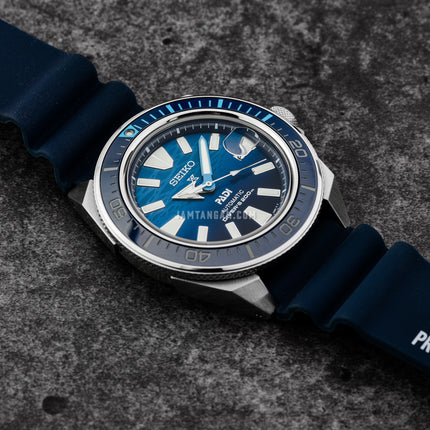 Seiko Prospex SRPJ93K1 King Samurai PADI Great Blue Dial Blue Silicone Strap Special Edition