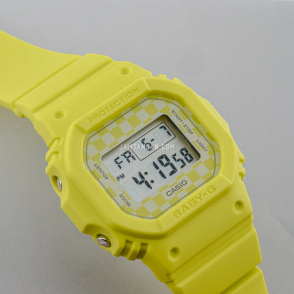 Casio Baby-G BGD-565GS-9DR Street Skate Culture Ladies Digital Dial Yellow Resin Band