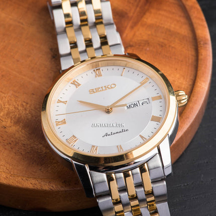 Seiko Presage SRP694J1 Automatic Silver Dial Dual Tone Stainless Steel Strap