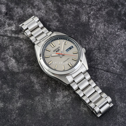 Seiko 5 Sports SRPK91K1 SNXS Series Men Champagne Dial Stainless Steel Strap