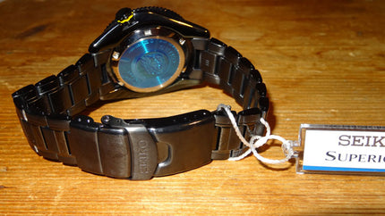 Seiko Automatic SRP499K1 Men Divers 200M Black Dial Black Stainless Steel Strap