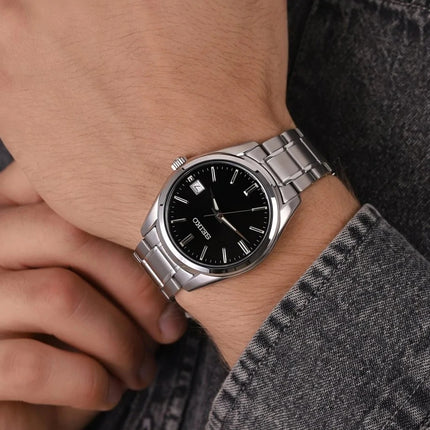 Seiko Classic SUR311P1 Discover More Black Dial Stainless Steel Strap