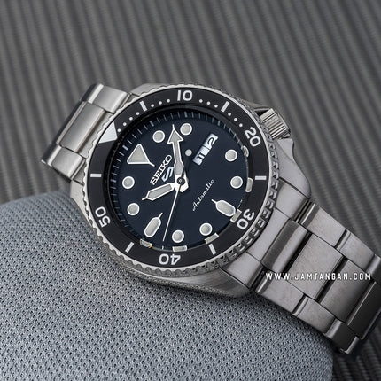 Seiko 5 Sports SRPD55K1 SKX Sports Style Automatic Black Dial Stainless Steel Strap