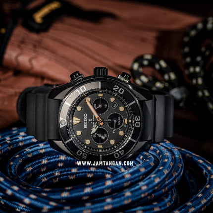 Seiko Prospex SSC761J1 Sumo Ninja Solar Chronograph Black Series Rubber Strap Limited Edition