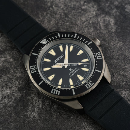 Seiko Prospex SRPL15K1 Diver Samurai Shog-Urai Black Dial Black Silicone Strap