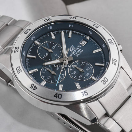 Casio Edifice EFR-526D-2AVUDF Chronograph Men Blue Dial Stainless Steel Band
