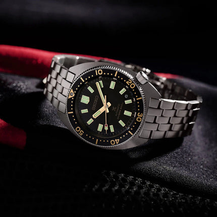 Seiko Prospex SPB315J1 Heritage Re-Interpretation Slim Willard Black Dial Stainless Steel Strap