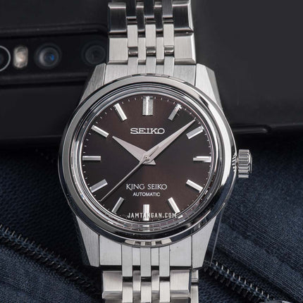 Seiko King Seiko SPB285J1 Automatic Brown Dial Stainless Steel Strap
