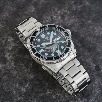 Alba AL4623X1 Men Automatic Black Dial Stainless Steel Strap