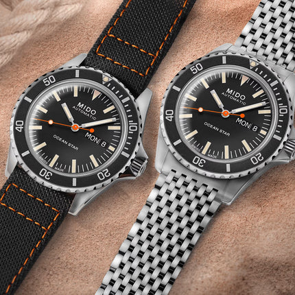 MIDO Ocean Star M026.830.11.051.00 Tribute 75th Anniversary Black Dial St. Steel SPECIAL EDITION