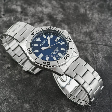 Alba Active AS9Q43X1 Men Blue Dial Stainless Steel Strap
