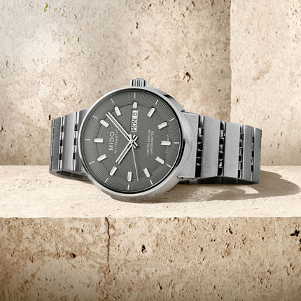 MIDO All Dial M8340.4.B3.11 20Th Anniversary Anthracite Dial Stainless Steel Strap LIMITED EDITION