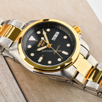 Seiko 5 Sport SRE004K1_SRPE60K1 Automatic Analog Dial Dual Tone Stainless Steel Strap