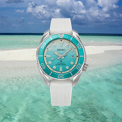 Seiko Prospex SPB539J1 Sumo 2025 Asia-Pacific Sand Bank Aqua Dial Silicone Strap Limited Edition