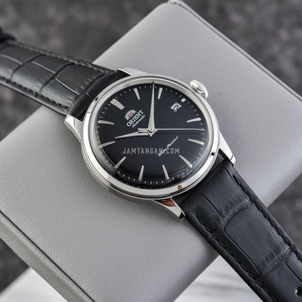 Orient Bambino 38 Classic RA-AC0M02B Automatic Men Black Dial Black Leather Strap
