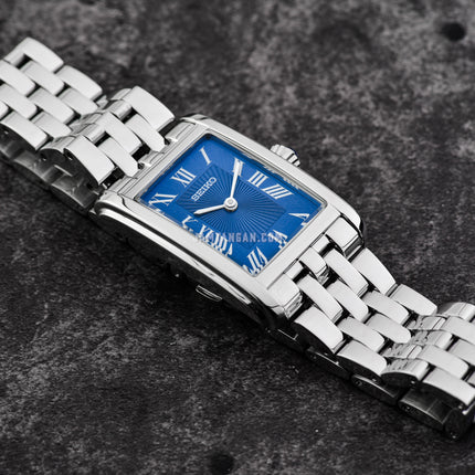 Seiko Ladies SWR085P1 Discover More Blue Dial Stainless Steel Strap