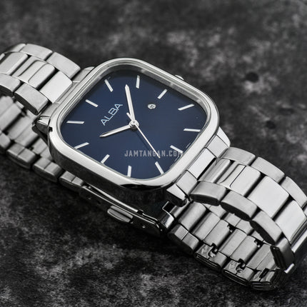 Alba Fashion AH7BZ3X1 Ladies Blue Dial Stainless Steel Strap