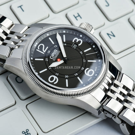 Oris Big Crown 01-733-7629-4063-SET-MB Swiss Hunter Team PS Edition Stainless Steel Strap