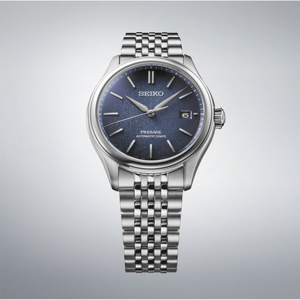 Seiko Presage Classic SPB525J1 Automatic In Ai-iro Japan Blue Stainless Steel Strap