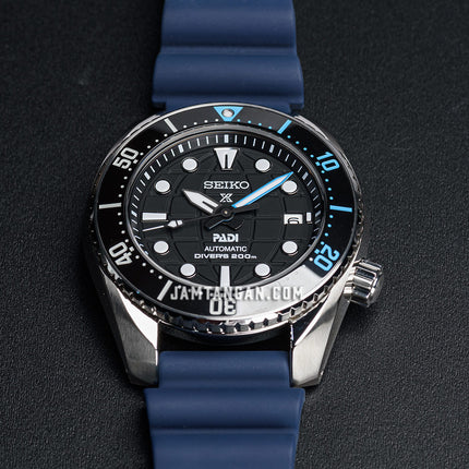 Seiko Prospex SPB325J1 King Sumo Automatic Divers Black Dial Silicone Strap PADI Special Edition