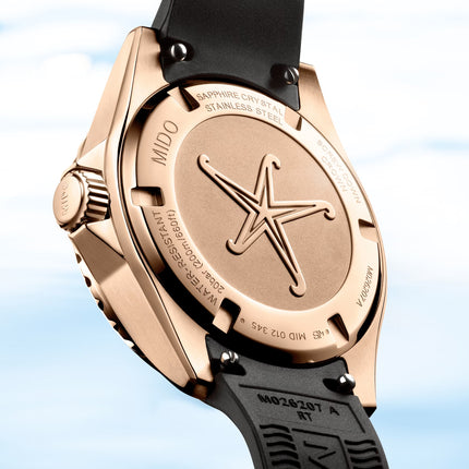 MIDO Ocean Star M026.207.37.056.00 Automatic Black Dial Black Rubber Strap