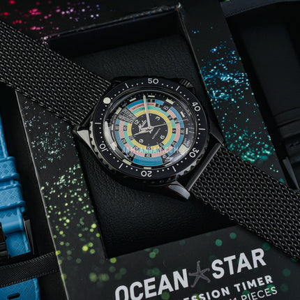 MIDO Ocean Star M026.807.33.051.00 Decompression Timer 1961 Mesh Strap Limited Edition + Extra Strap