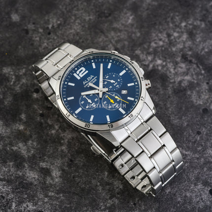 Alba Active AT3E83X1 Chronograph Men Blue Dial Stainless Steel Strap