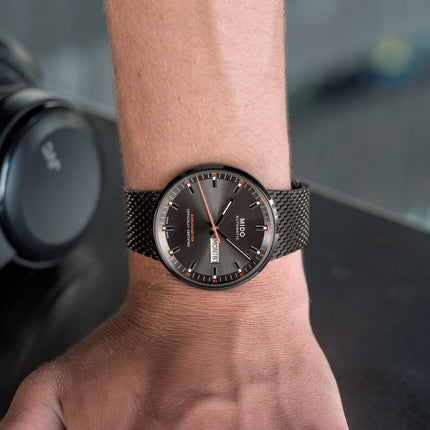 MIDO Commander M031.631.33.061.00 Icone Black Dial Black Mesh Strap