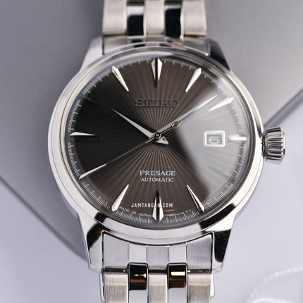 Seiko Presage SRPE17J1 Espresso Martini Automatic Gray Dial Stainless Steel Strap