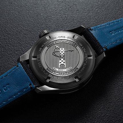 Oris ProPilot 01-798-7768-4284-SET 57TH Reno Air Races Black Dial Textile Strap LIMITED EDITION 