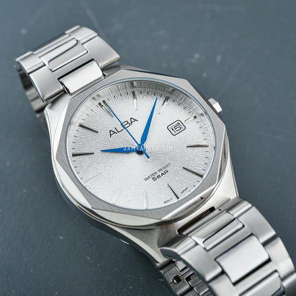 Alba Prestige AS9U61X1 Men Silver Dial Stainless Steel Strap