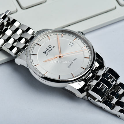 MIDO Baroncelli M8600.4.10.1 Automatic Silver Dial Stainless Steel Strap