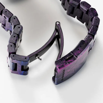 Casio G-Shock GCW-B5000UN-6DR 40th Anniversary Carbon Edition Digital Dial Mixed Purple Carbon Band