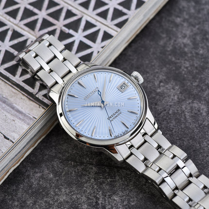 Seiko Presage SRP841J1 Sky Diving Automatic Light Blue Dial Stainless Steel Strap