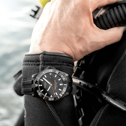 MIDO Ocean Star M026.608.37.051.00 Diver 600 Automatic Men Black Dial Black Rubber Strap