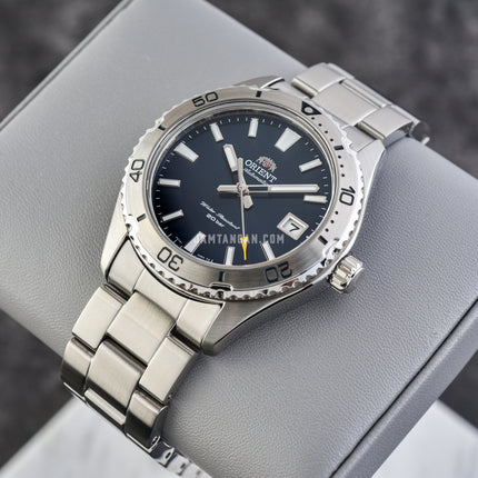 Orient Mako 40 RA-AC0Q02L Men Blue Navy Dial Stainless Steel Strap