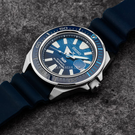Seiko Prospex SRPJ93K1 King Samurai PADI Great Blue Dial Blue Silicone Strap Special Edition