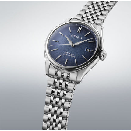 Seiko Presage Classic SPB525J1 Automatic In Ai-iro Japan Blue Stainless Steel Strap