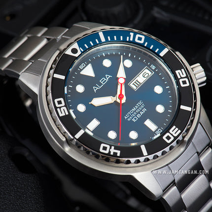Alba Active AL4245X1 Automatic Man Batman Blue Dial Stainless Steel Strap
