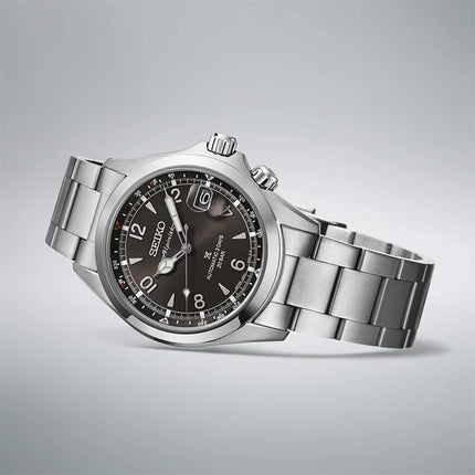 Seiko Prospex SPB505J1 Alpinist Automatic Summit Black Dial Stainless Steel Strap