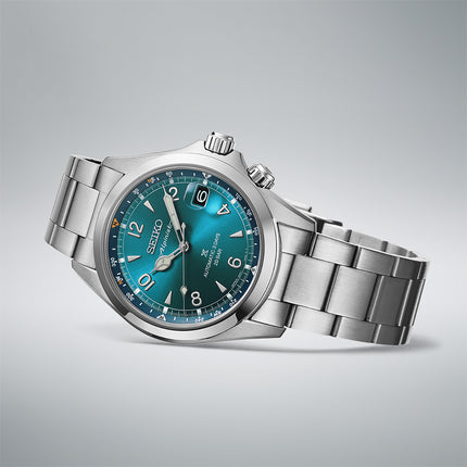 Seiko Prospex SPB503J1 Alpinist Automatic Tealpine Blue Dial Stainless Steel Strap