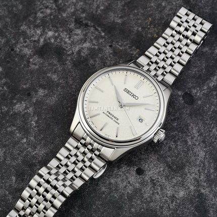 Seiko Presage SPB463J1 Automatic Classic Series Shiroiro White Dial Stainless Steel Strap
