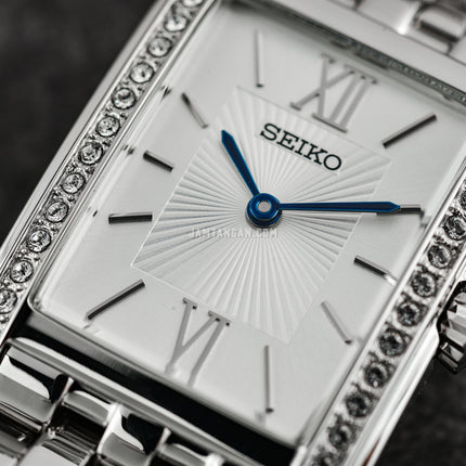 Seiko Ladies SWR091P1 Discover More Silver Dial Stainless Steel Strap