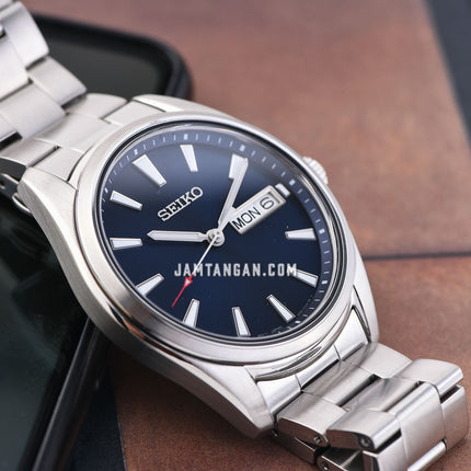 Seiko Classic SUR341P1 Blue Dial Stainless Steel Strap