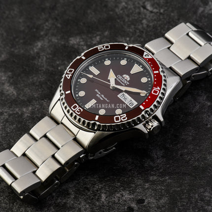 Orient Sport RA-AA0814R Automatic Mako IV Red Dial Stainless Steel Strap