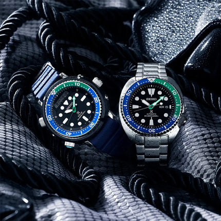 Seiko Prospex SNJ039P1 Arnie Solar Tropical Lagoon Special Edition Hybrid Diver’s Silicone Strap