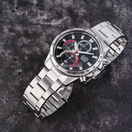 Alba Active AM3969X1 Chronograph Men Black Dial Stainless Steel Strap