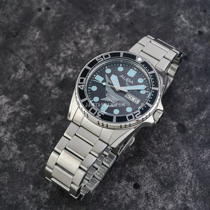 Alba AL4623X1 Men Automatic Black Dial Stainless Steel Strap